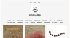 Desktop Screenshot of lillysbeadbox.com